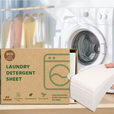 Καλή τιμή Household Cleaning Washing Eco Friendly Laundry Strips Laundry Detergent Sheets σε απευθείας σύνδεση