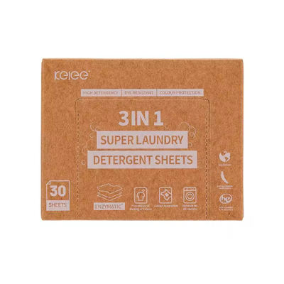 Καλή τιμή Natural Detergent Detergent Sheet Laundry 3 in 1 Lightweight Liquidless Fresh Scent σε απευθείας σύνδεση