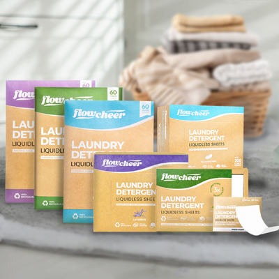 Οικολογικά Φύλλα Απορρυπαντικού Πλυντηρίου Βιοδιασπώμενα Φύλλα Απορρυπαντικού Πλυντηρίου Φυτικής Βάσης