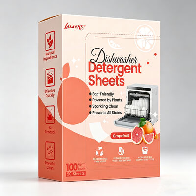Καλή τιμή Οικολογικά Φιλικά προς το Περιβάλλον, Ασφαλή για Τρόφιμα, Υποαλλεργικά Φύλλα Πλυντηρίου Πιάτων για Καθαρισμό Πιάτων σε απευθείας σύνδεση