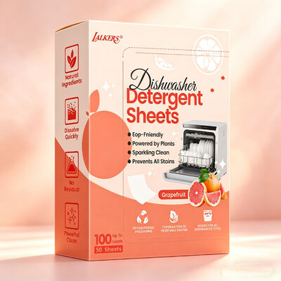 Καλή τιμή Eco Friendly Hypoallergenic Compact Space Saving Dishwashing Sheets Dishwasher Detergent Sheets σε απευθείας σύνδεση