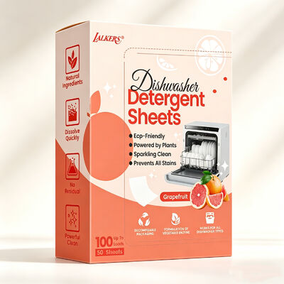 Οικολογικά Υποαλλεργικά Ανθεκτικά Φύλλα Απορρυπαντικού Πλυντηρίου Πιάτων για Πλύσιμο Πιάτων