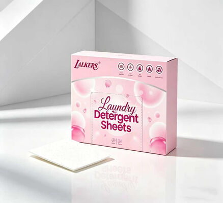 Φύλλα απορρυπαντικού πλυντηρίου Natural Formula με μέγεθος 11*14cm και 50% ενεργή ύλη για βαθύ καθαρισμό