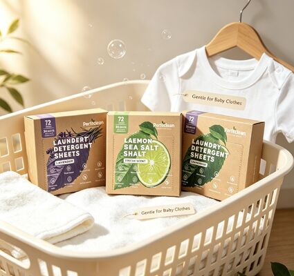 Εμπορική αντοχή χωρίς σκληρότητα Eco Formula Πλυντήριο απορρυπαντικών φύλλων για σκληρά λεκέδες
